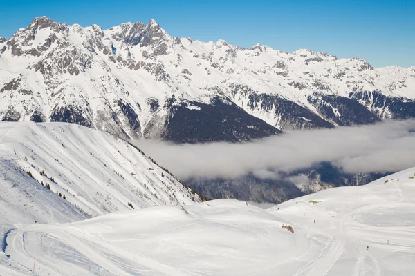 Alpen in de winter — Stockfoto