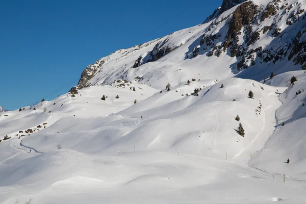 Alpen in de winter — Stockfoto