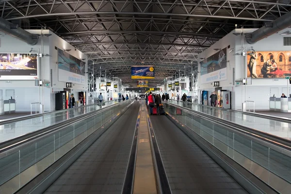 Brüsszel repülőtér terminál — Stock Fotó