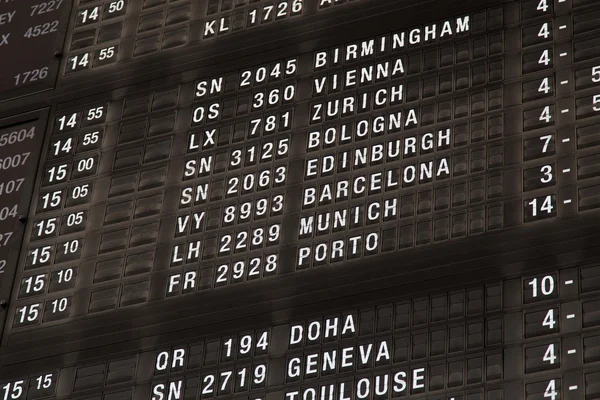 Terminal infobord — Stockfoto