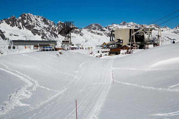 Alpen in de winter — Stockfoto