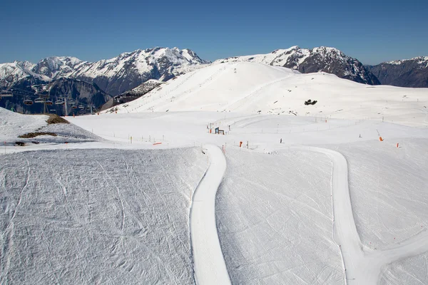 Alpen im Winter — Stockfoto