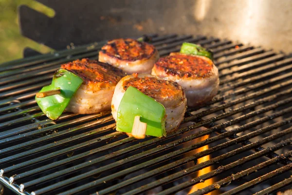 Barbacoa en el jardín — Foto de Stock