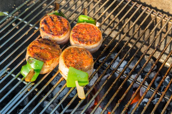 Barbacoa en el jardín — Foto de Stock