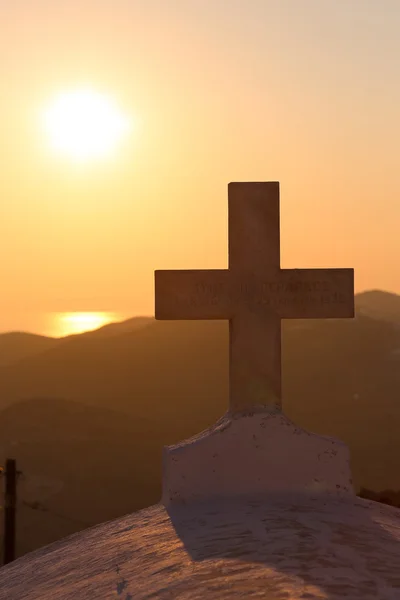 Church of Folegandros Chora — Stock Photo, Image