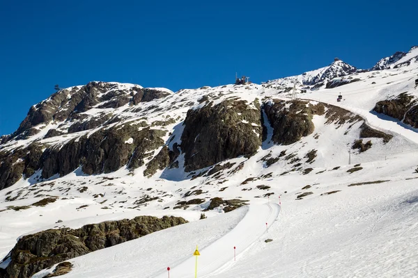 Alpes no inverno — Fotografia de Stock