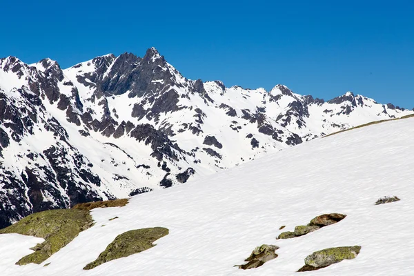 У зимові Альпи — стокове фото