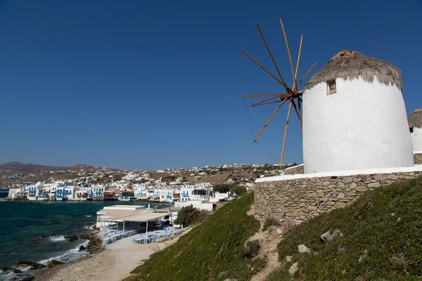 Famoso molino de Mykonos — Foto de Stock
