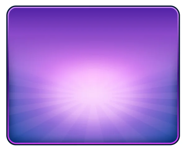 Illustrazione della scatola arrotondata viola con raggi di luce interni — Foto Stock
