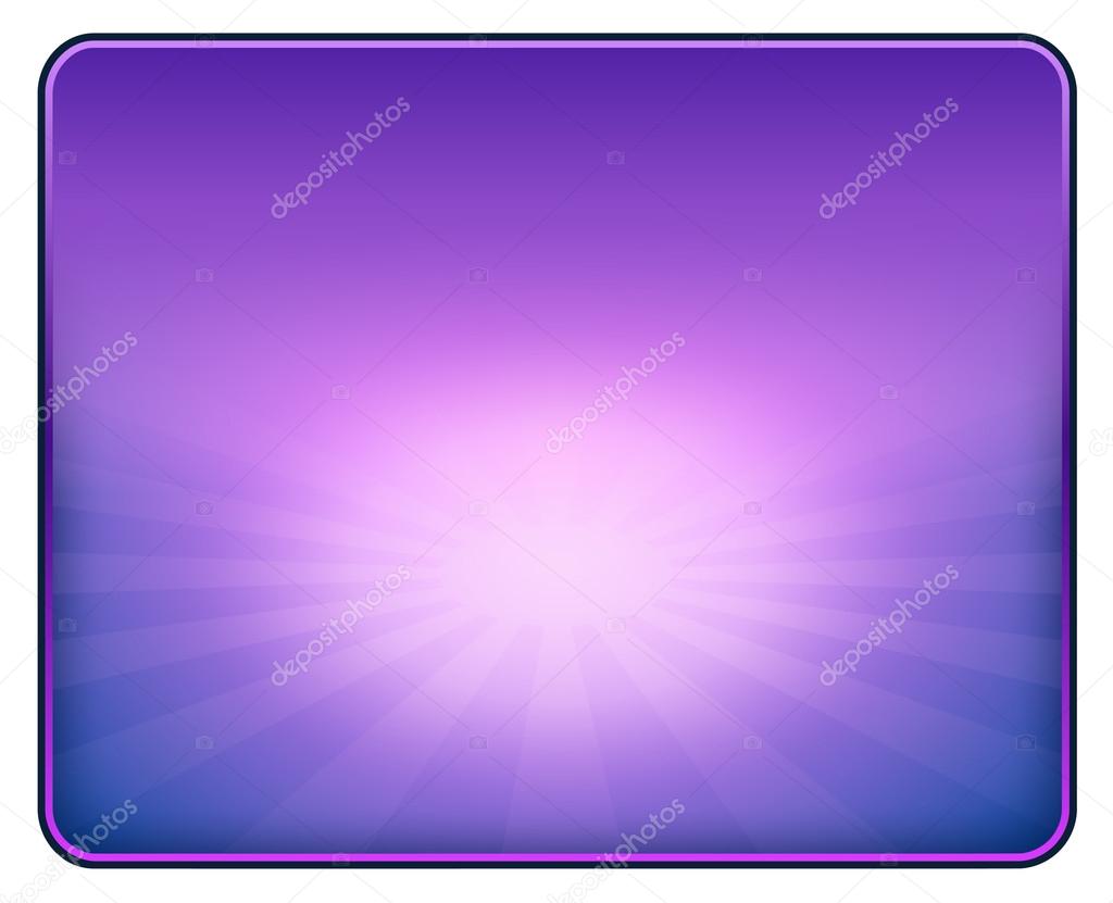 Illustration of purple rounded box with inner rays of light