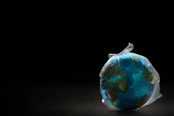 Планета Земля Пластику — стокове фото