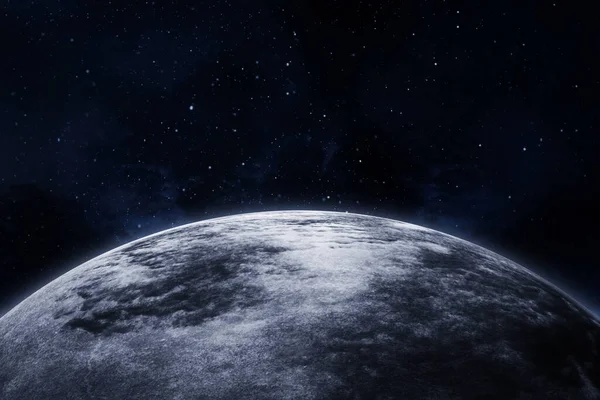 우주에 보름달 — 스톡 사진