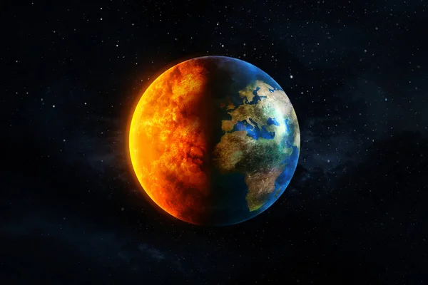Global Warming Planet Earth Concept Stock Photo