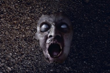 Korkunç zombi adam, Cadılar Bayramı teması