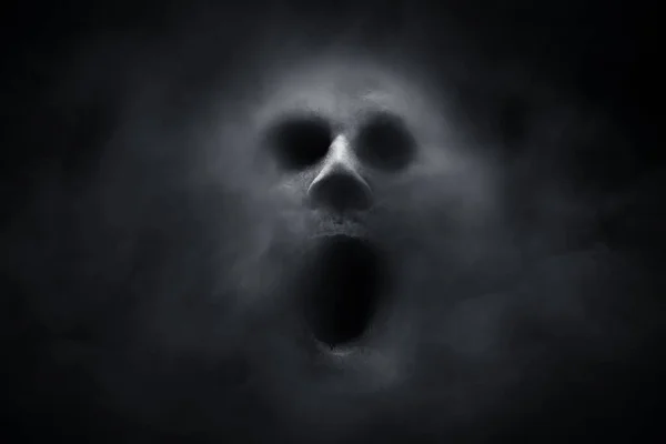 Fantasma Assustador Fundo Escuro — Fotografia de Stock