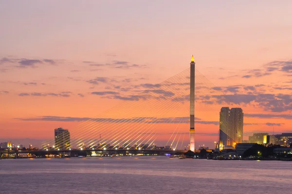 Rama VIII bridge. — Stock Photo, Image