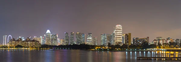 Singapur'da bina panorama. — Stok fotoğraf