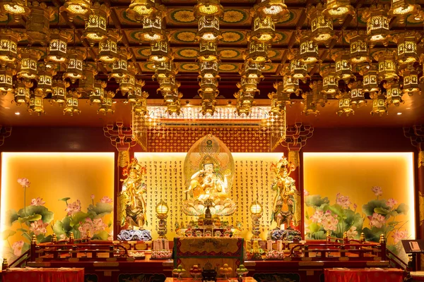 Interiör av Buddha — Stockfoto