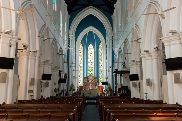 Singapur - 10 Nisan 2016: St. Andrew Katedrali