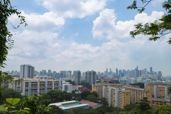 シンガポールの高層ビル街 — ストック写真
