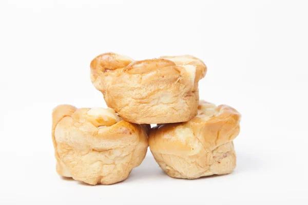 Three pieces of bread — Stock Photo, Image