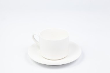 Kahve fincanı ve çay tabağı.