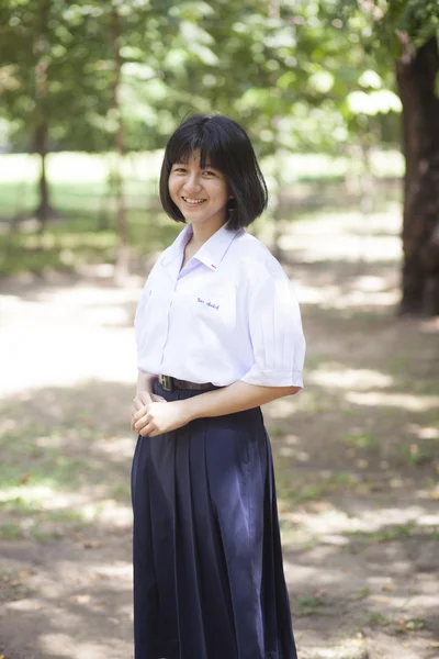 Asiatiska kvinnlig student — Stockfoto