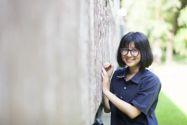 Portrait Girl with short hair — Stock Photo, Image