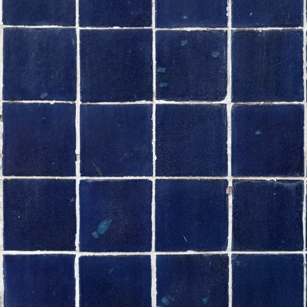 Kék négyzet alakú csempe — Stock Fotó