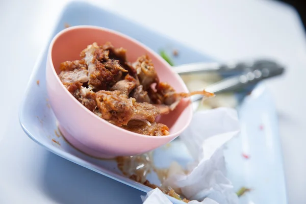 Food waste and containers — Stock Photo, Image