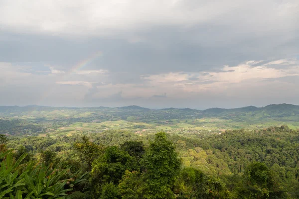 Agricultural areas in the mountains — Stock Photo, Image