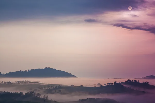 Lever et brume de soleil — Photo