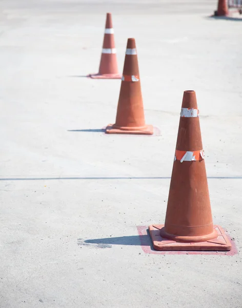 Cono di traffico — Foto Stock