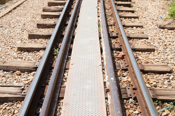 Vasúti síneket — Stock Fotó