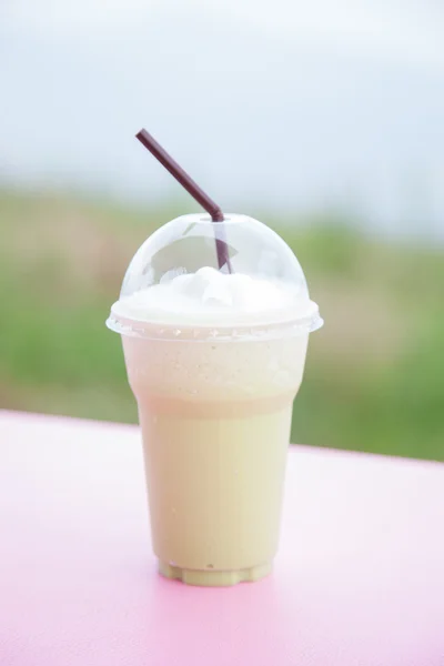 Coffee in plastic cup — Stock Photo, Image