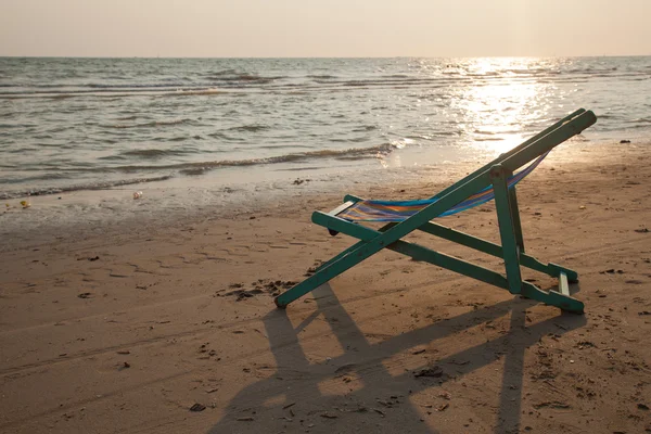 Crib on the beach — Stock Photo, Image