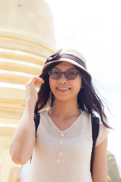 Joy and smile asia woman. — Stock Photo, Image