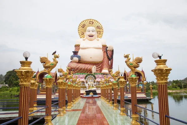 Buda grande em templo — Fotografia de Stock