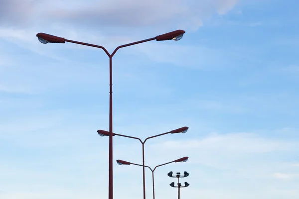 Lamps and light poles — Stock Photo, Image