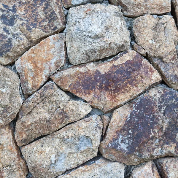 Mur de pierre empilée . — Photo