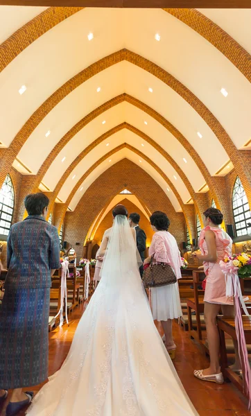 Cerimônia de casamento noiva — Fotografia de Stock