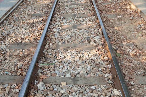 Railroad on rock — Stock Photo, Image