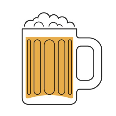 bira kupa vektör simgesi