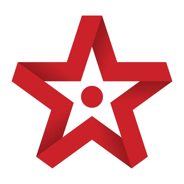 Ilustração do vetor ícone estrela — Vetor de Stock