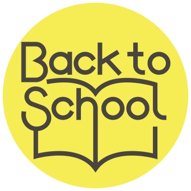 Okul arka planına, vektör illüstrasyonuna.