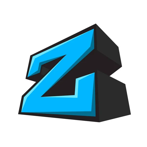Logo lettre Z pour la marque de l'entreprise — Image vectorielle