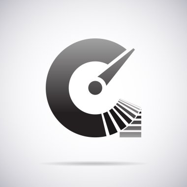 Vektör logo için mektup C. tasarım şablonu