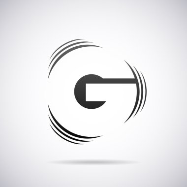 Vektör logo için mektup G. tasarım şablonu