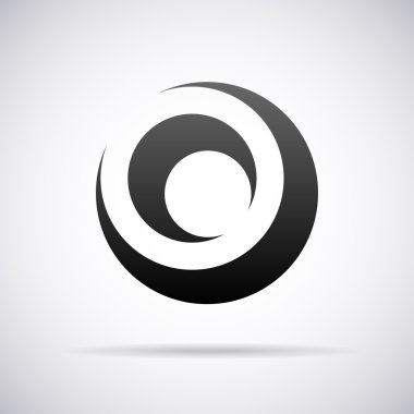 Vektör logo için mektup O. tasarım şablonu