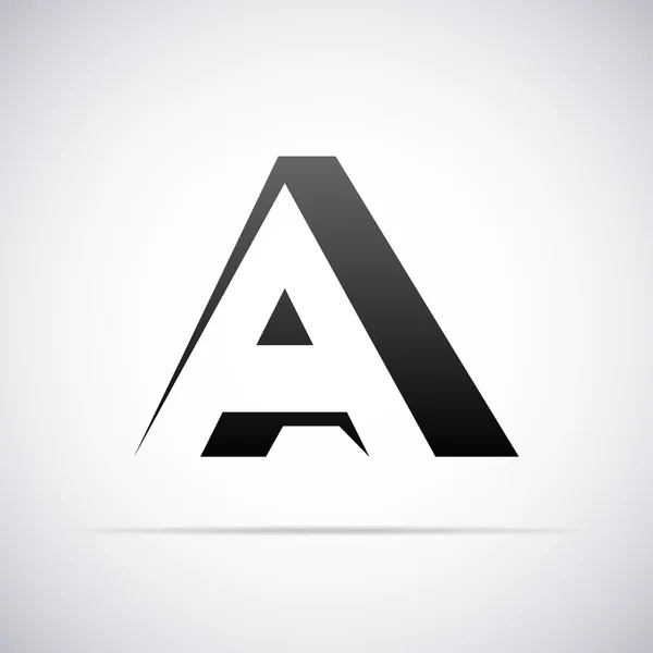 Vector logo voor brief A. ontwerpsjabloon — Stockvector